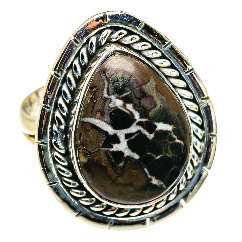 Septarian Geode Rings handcrafted by Anasilvercos - RING79604