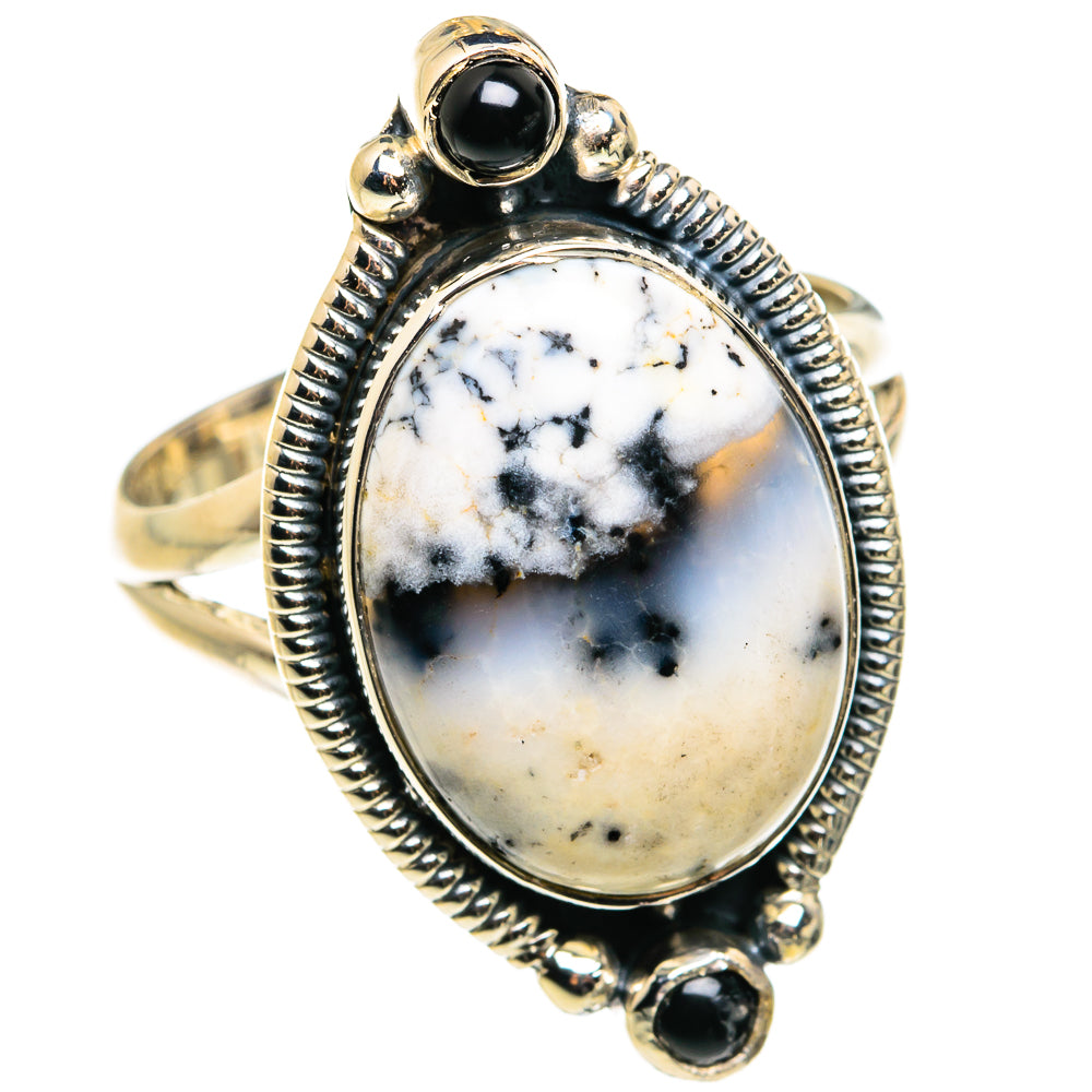 Dendritic Opal Rings handcrafted by Anasilvercos - RING79619