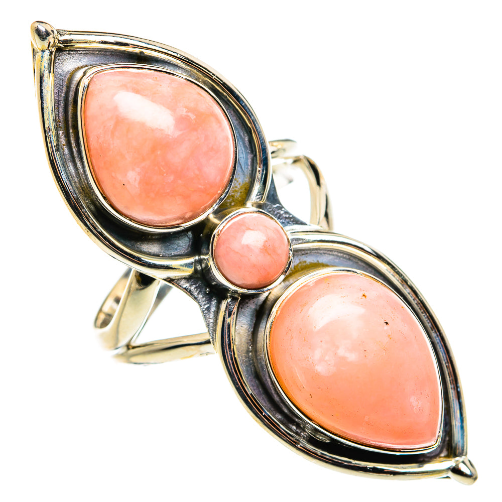 Pink Opal Rings handcrafted by Anasilvercos - RING79626