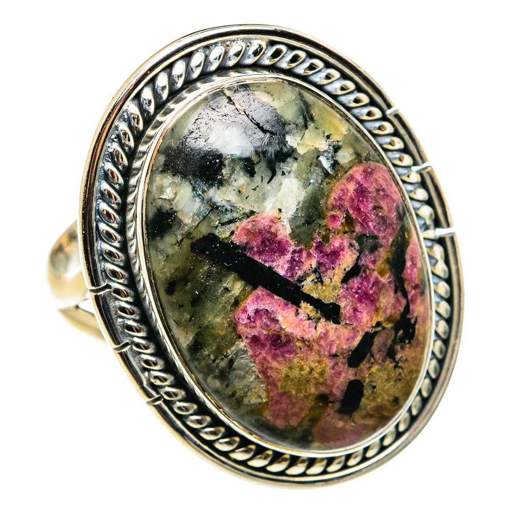 Russian Eudialyte Rings handcrafted by Anasilvercos - RING79627