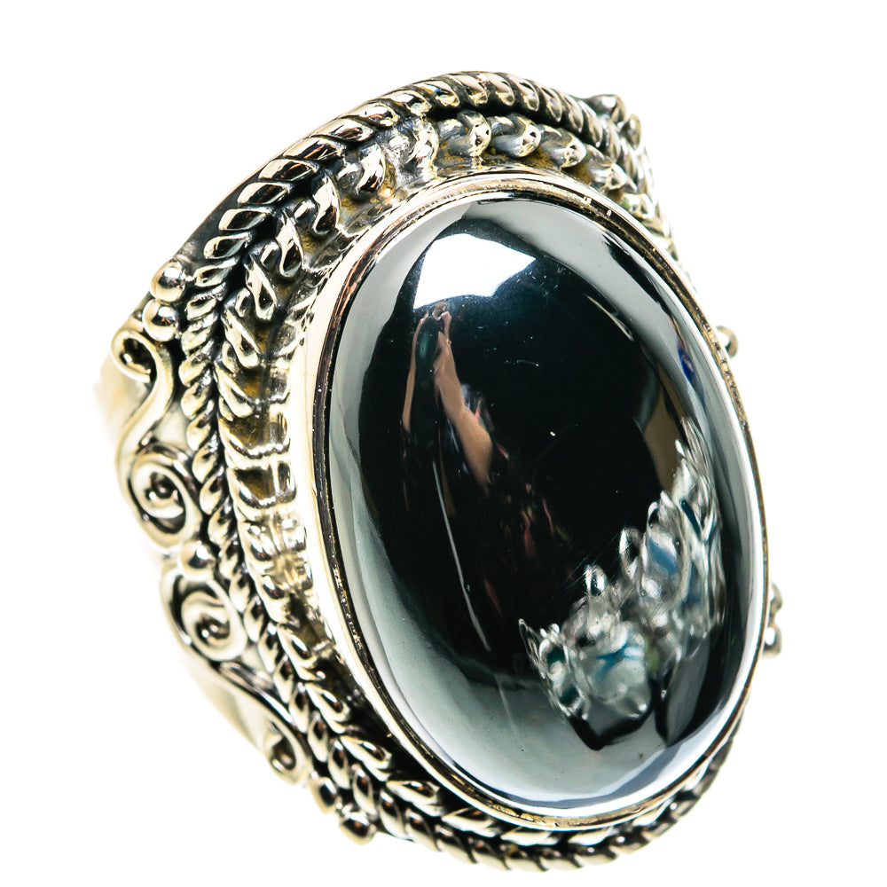Hematite Rings handcrafted by Anasilvercos - RING79637