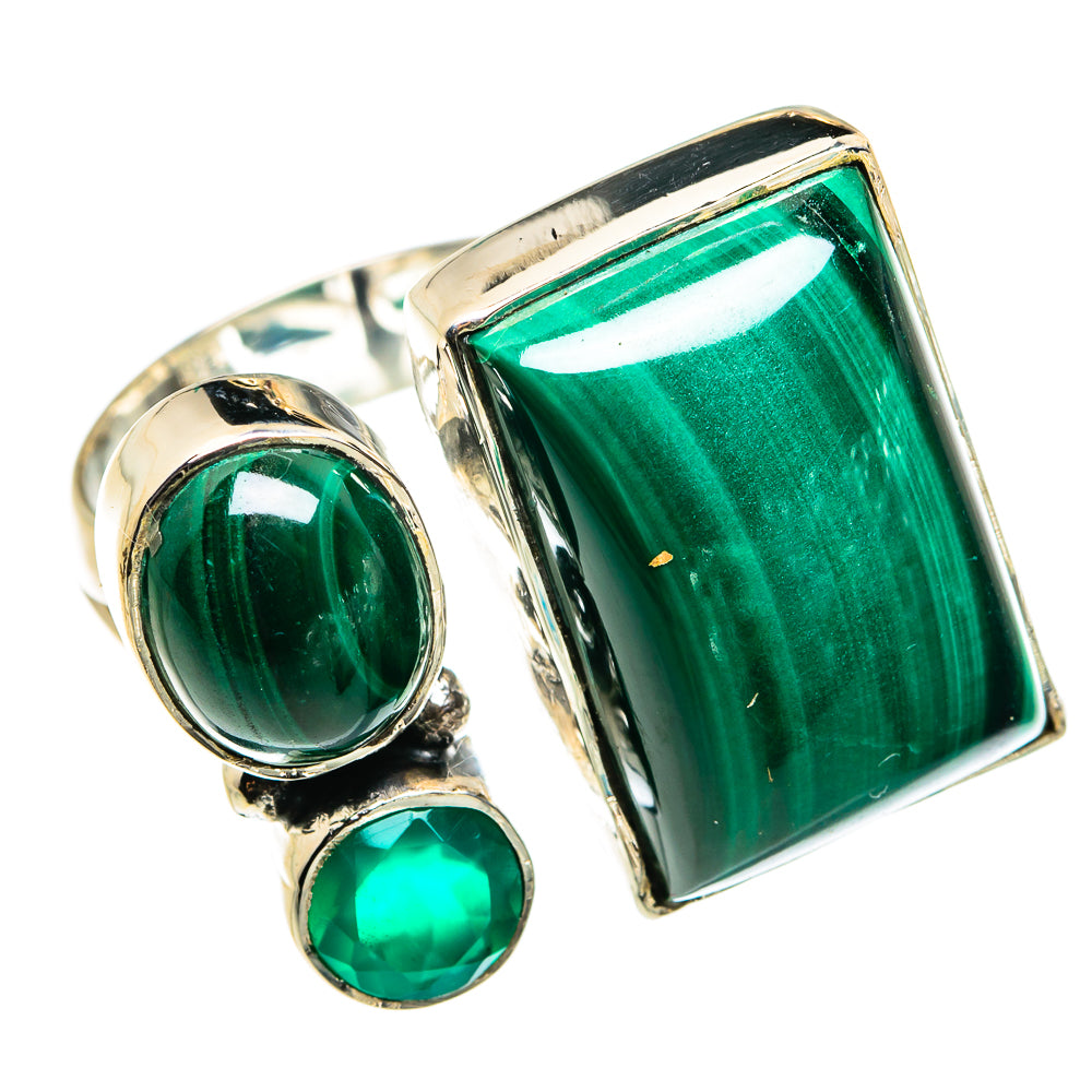 Malachite Rings handcrafted by Anasilvercos - RING79646