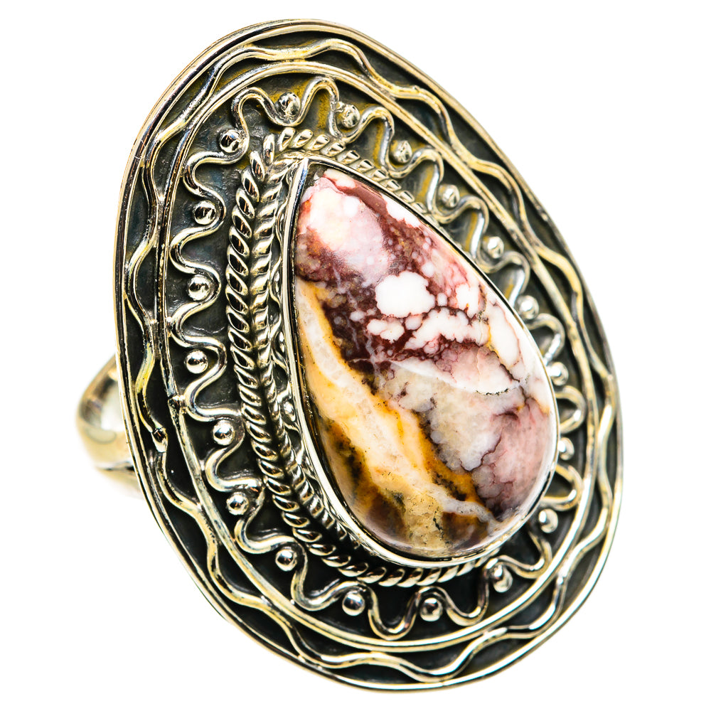 Wild Horse Jasper Rings handcrafted by Anasilvercos - RING79653