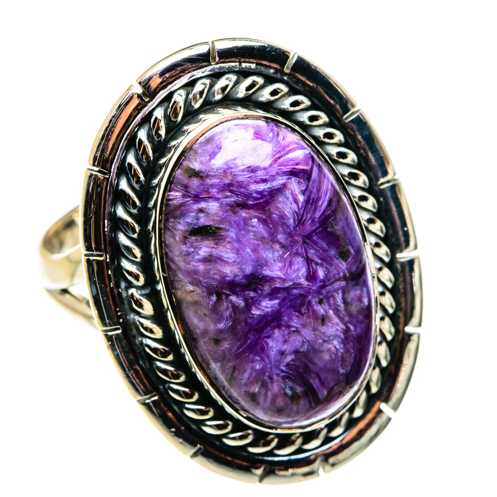 Charoite Rings handcrafted by Anasilvercos - RING79660