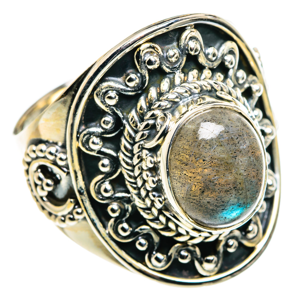 Labradorite Rings handcrafted by Anasilvercos - RING79675