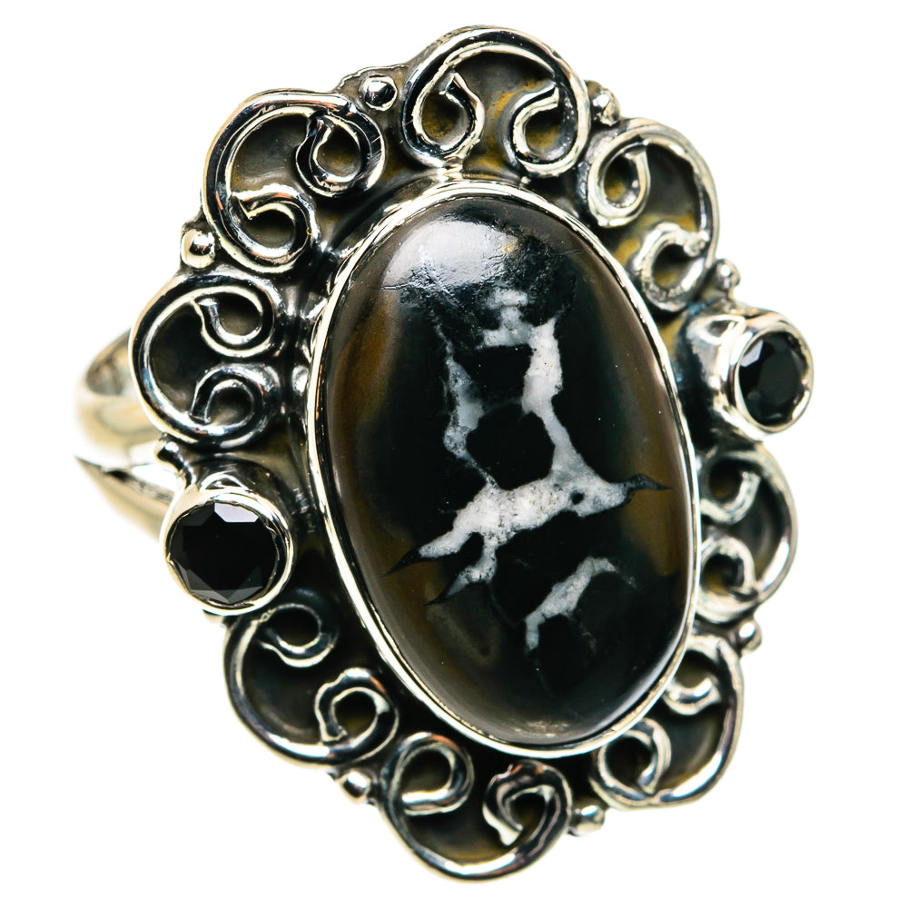 Septarian Geode Rings handcrafted by Anasilvercos - RING79701 - Photo 2