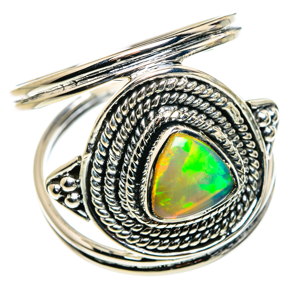 Ethiopian Opal Rings handcrafted by Anasilvercos - RING79704