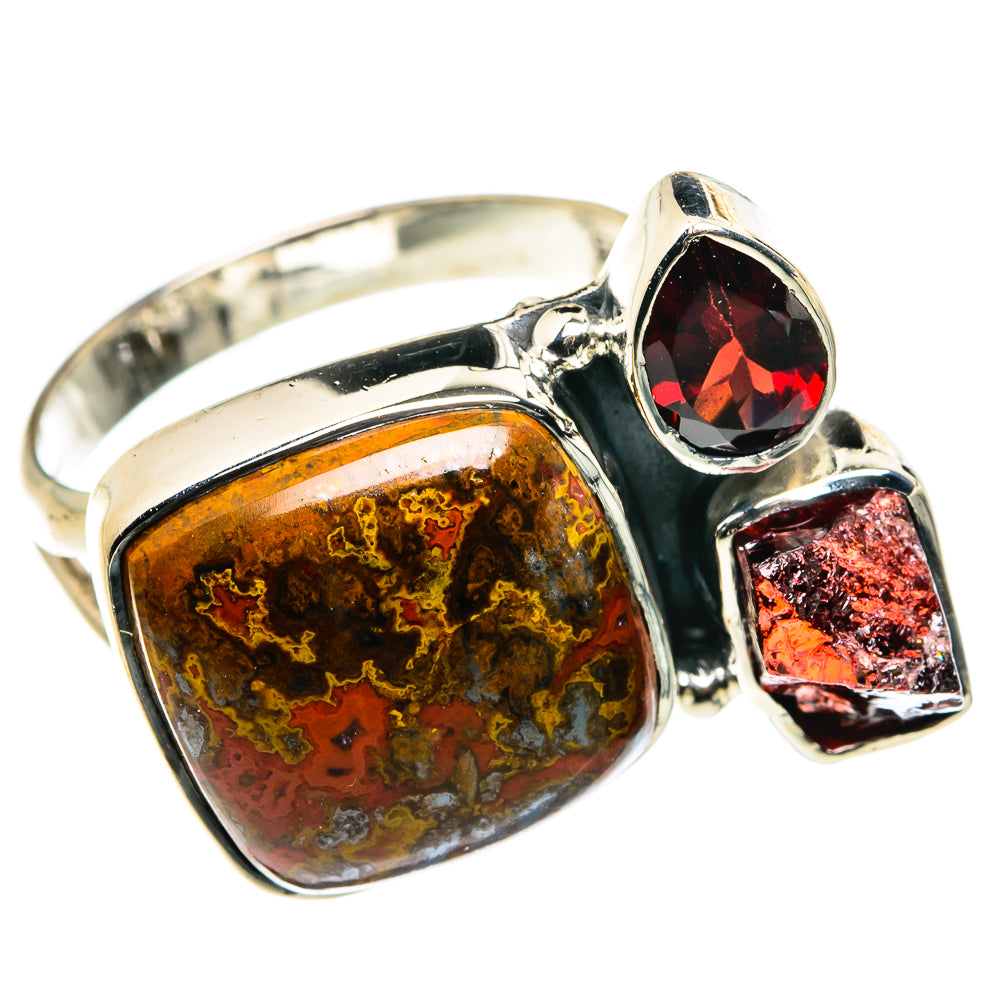 Moroccan Agate Rings handcrafted by Anasilvercos - RING79721