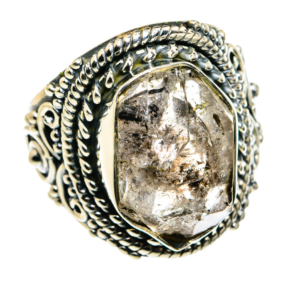 Herkimer Diamond Rings handcrafted by Anasilvercos - RING79737