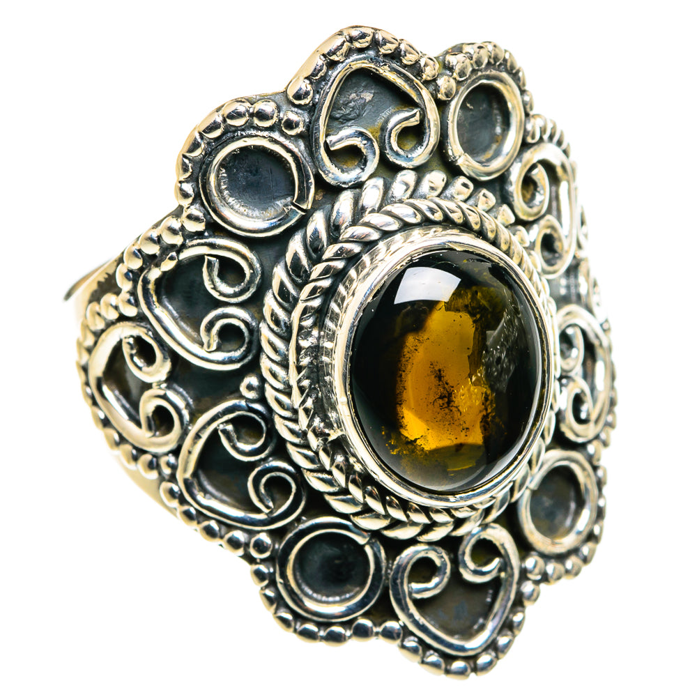 Smoky Quartz Rings handcrafted by Anasilvercos - RING79756