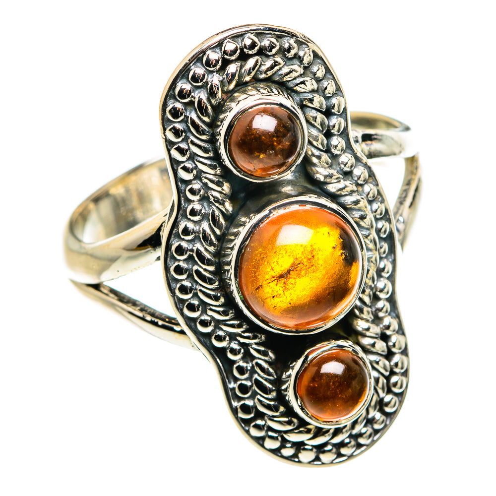 Baltic Amber Rings handcrafted by Anasilvercos - RING79761