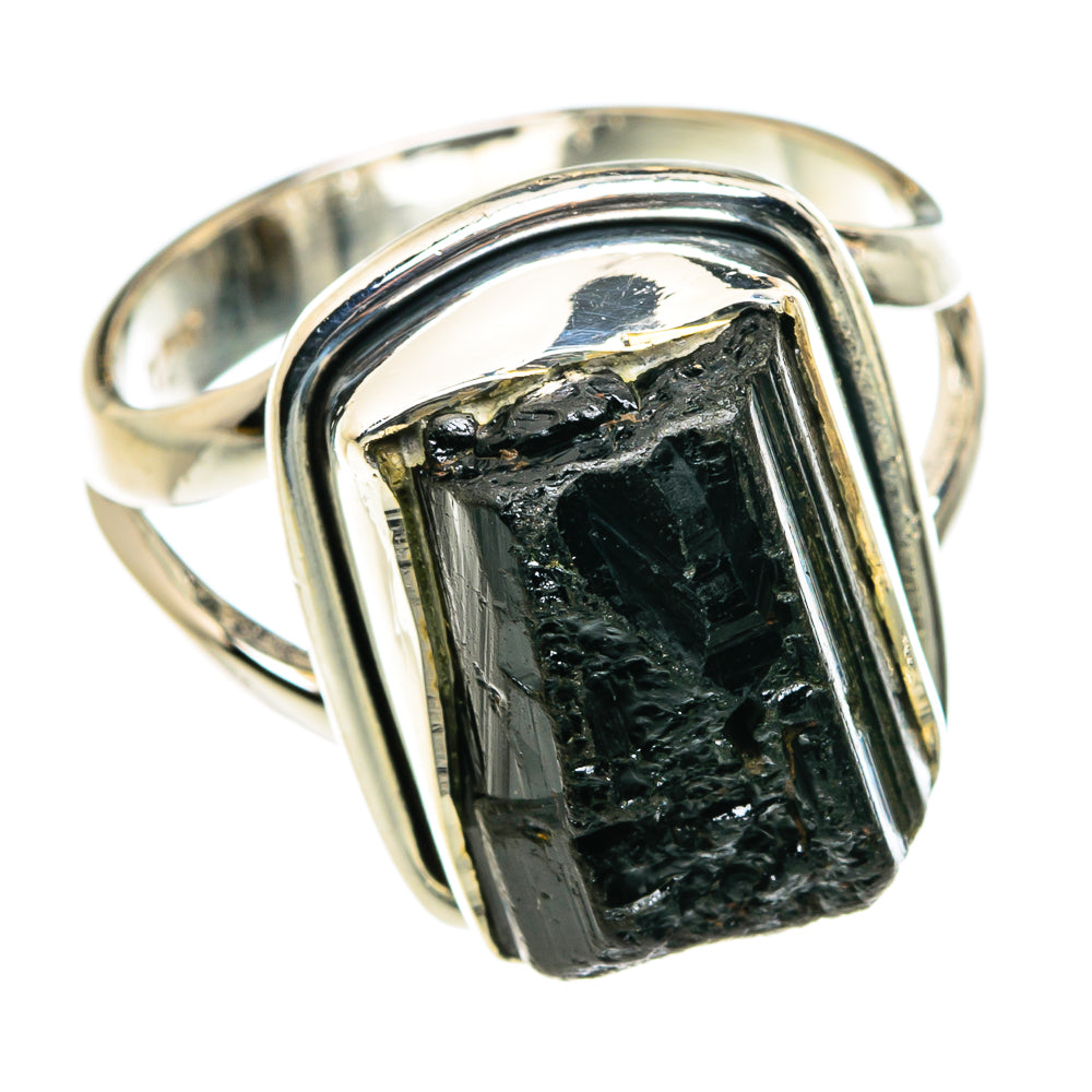 Black Tourmaline Rings handcrafted by Anasilvercos - RING79772