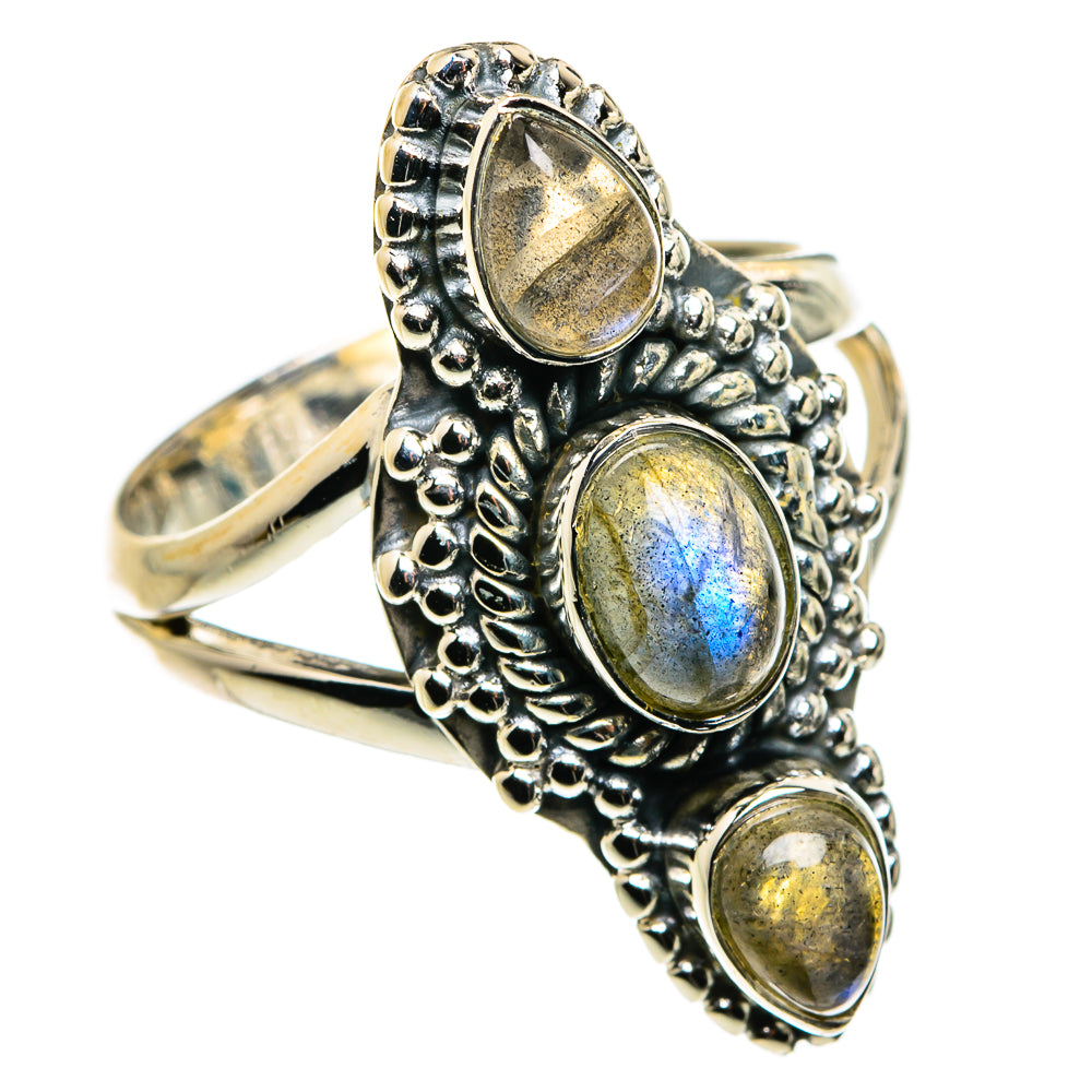 Labradorite Rings handcrafted by Anasilvercos - RING79782