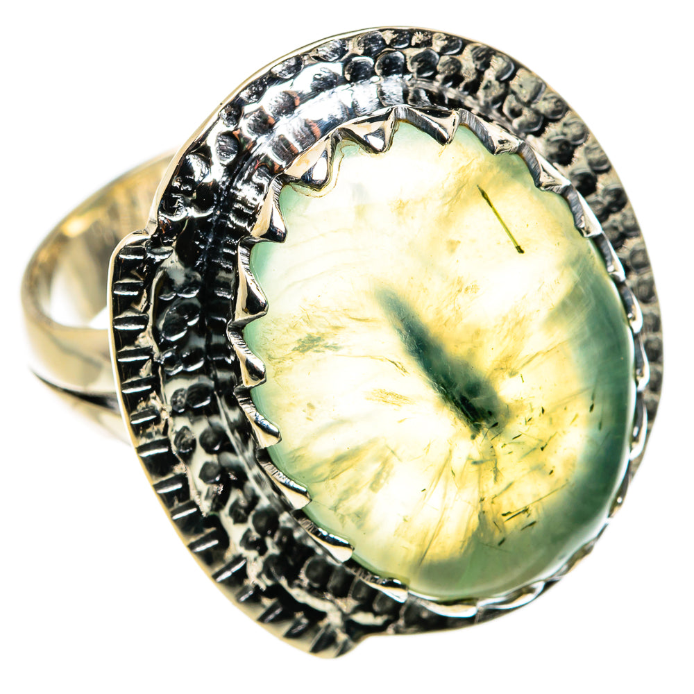 Prehnite Rings handcrafted by Anasilvercos - RING79787