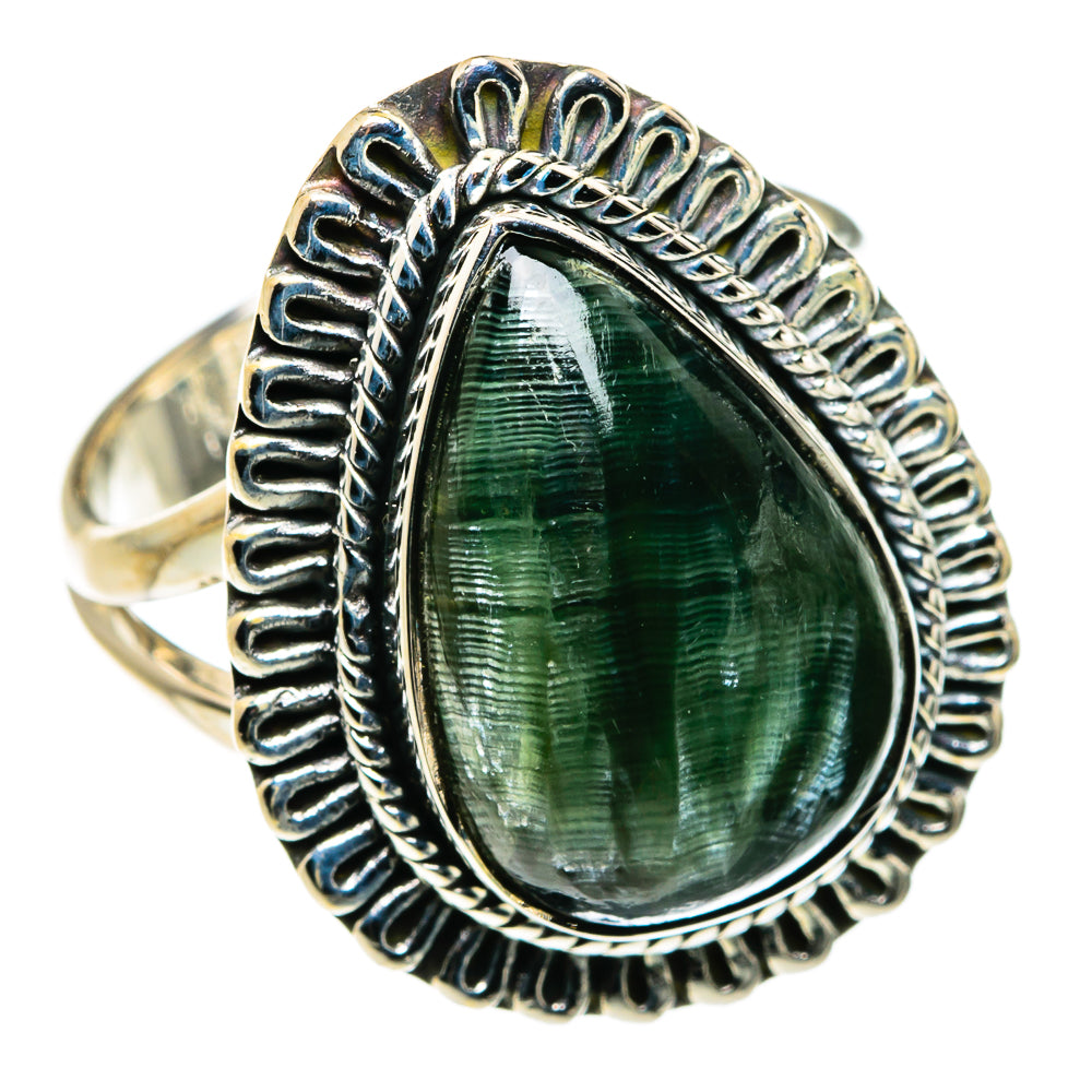 Seraphinite Rings handcrafted by Anasilvercos - RING79788