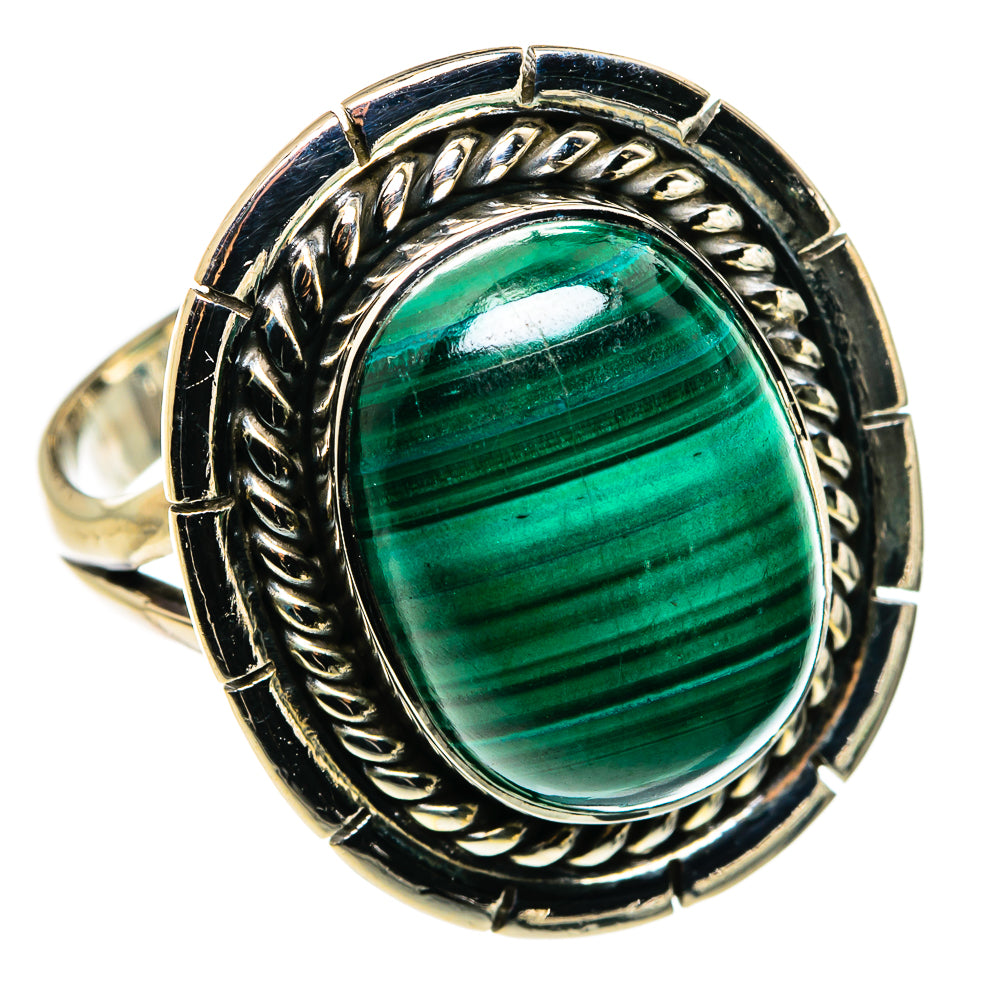 Malachite Rings handcrafted by Anasilvercos - RING79789