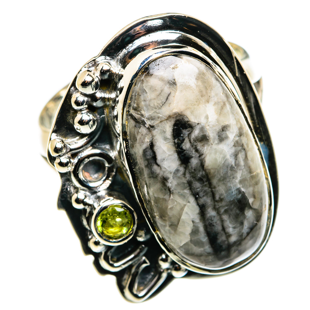 Orthoceras Fossil Rings handcrafted by Anasilvercos - RING79814