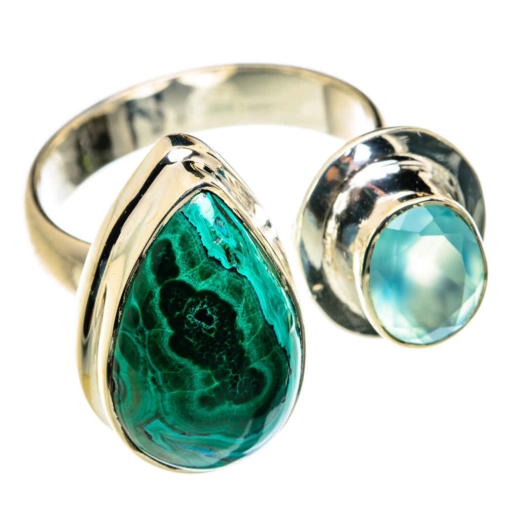 Chrysocolla Rings handcrafted by Anasilvercos - RING79824