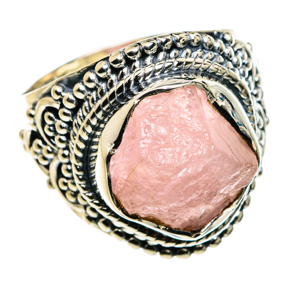 Rose Quartz Rings handcrafted by Anasilvercos - RING79832 - Photo 2