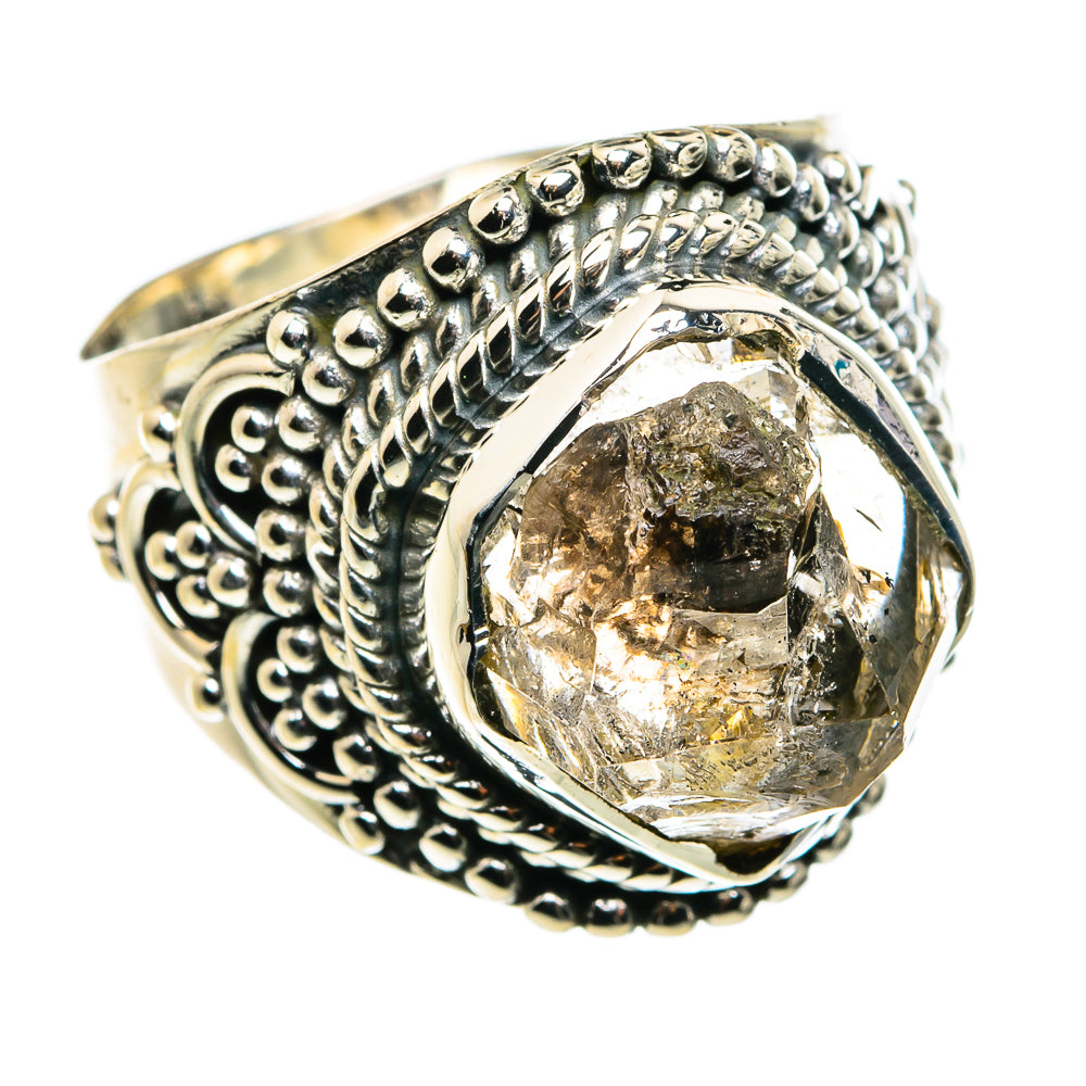 Herkimer Diamond Rings handcrafted by Anasilvercos - RING79837