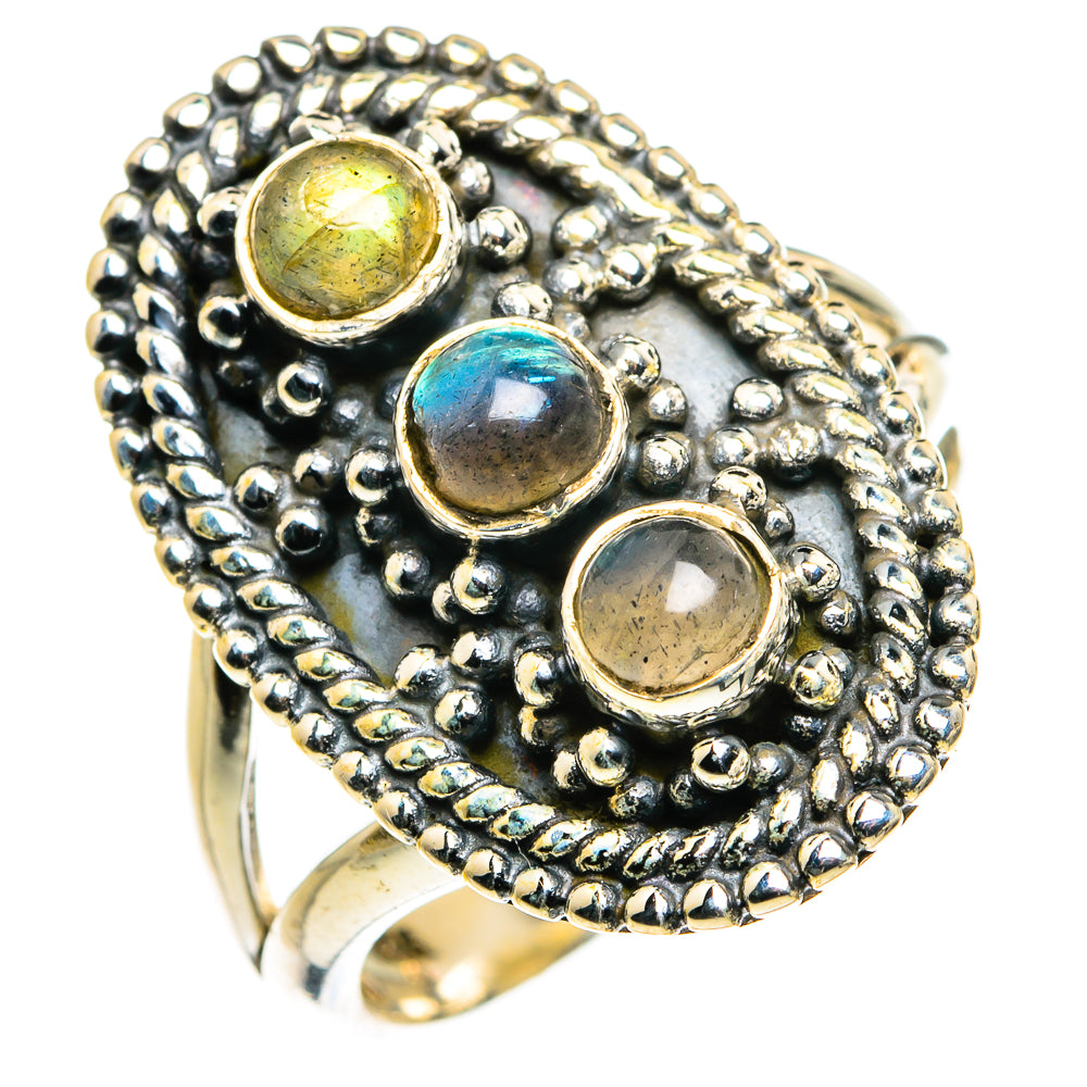Labradorite Rings handcrafted by Anasilvercos - RING79845
