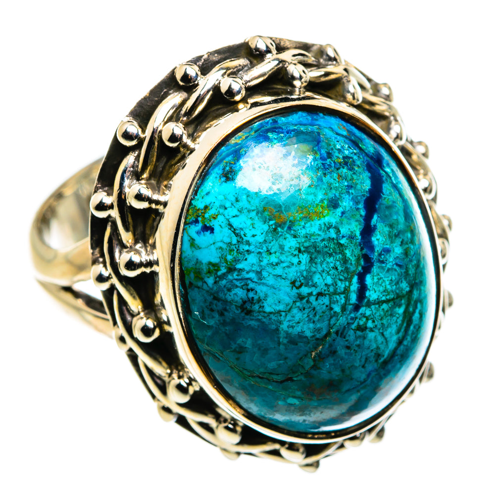 Chrysocolla Rings handcrafted by Anasilvercos - RING79851