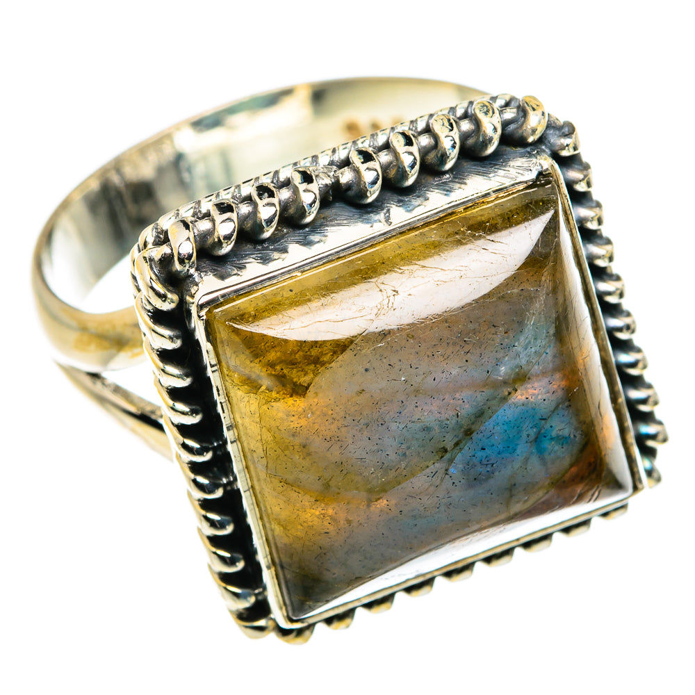 Labradorite Rings handcrafted by Anasilvercos - RING79885