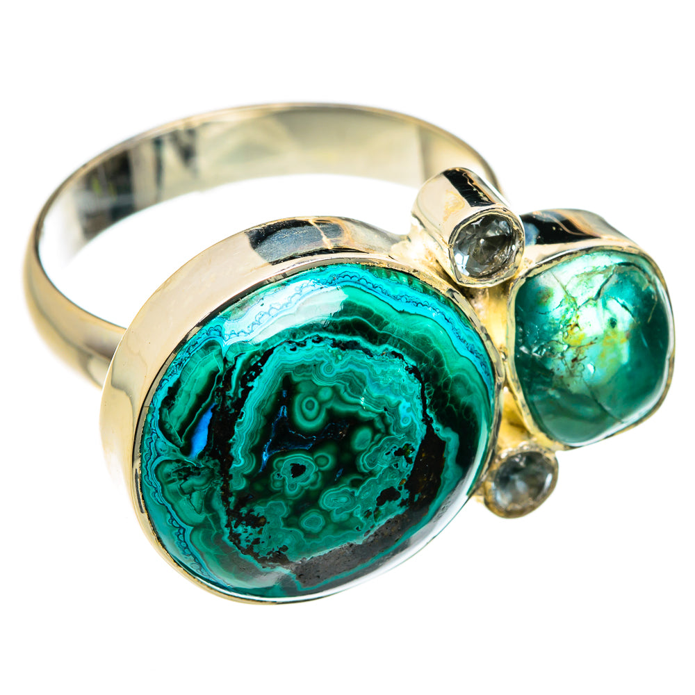 Malachite Rings handcrafted by Anasilvercos - RING79888