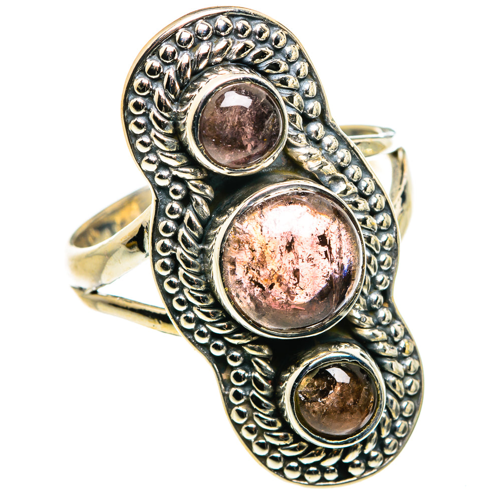 Pink Tourmaline Rings handcrafted by Anasilvercos - RING79890