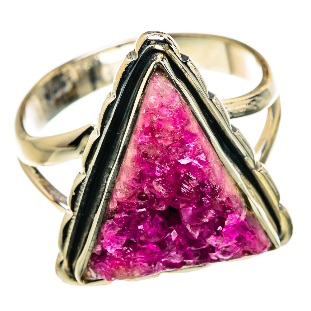 Pink Agate Rings handcrafted by Anasilvercos - RING79897
