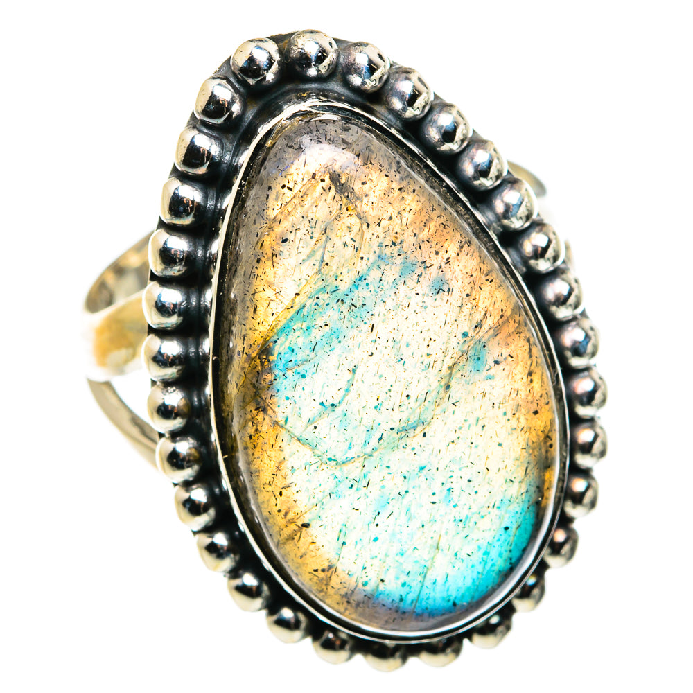 Labradorite Rings handcrafted by Anasilvercos - RING79913