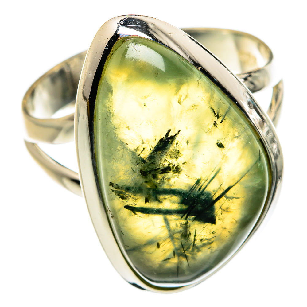 Prehnite Rings handcrafted by Anasilvercos - RING79916