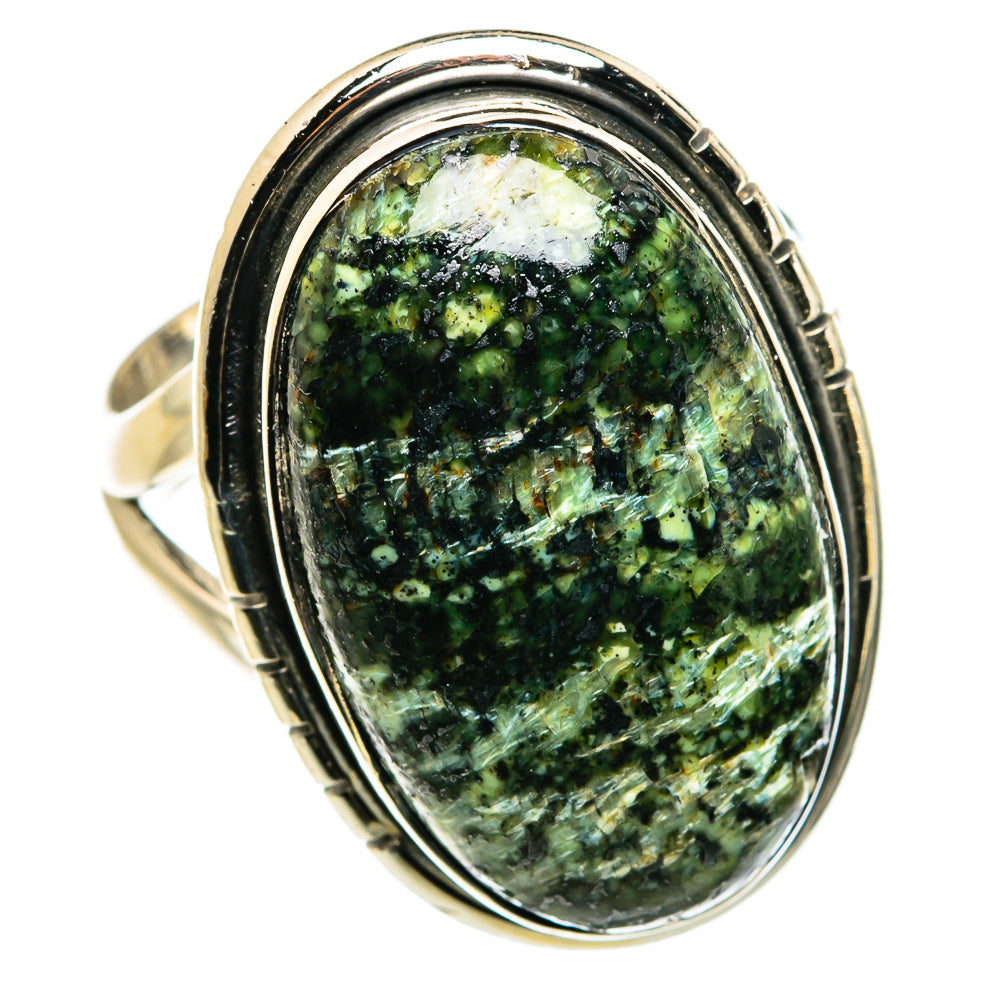 Lizard Jasper Rings handcrafted by Anasilvercos - RING79919