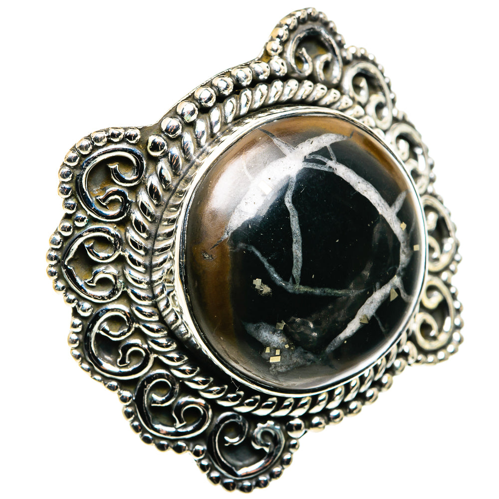 Septarian Geode Rings handcrafted by Anasilvercos - RING79952 - Photo 2