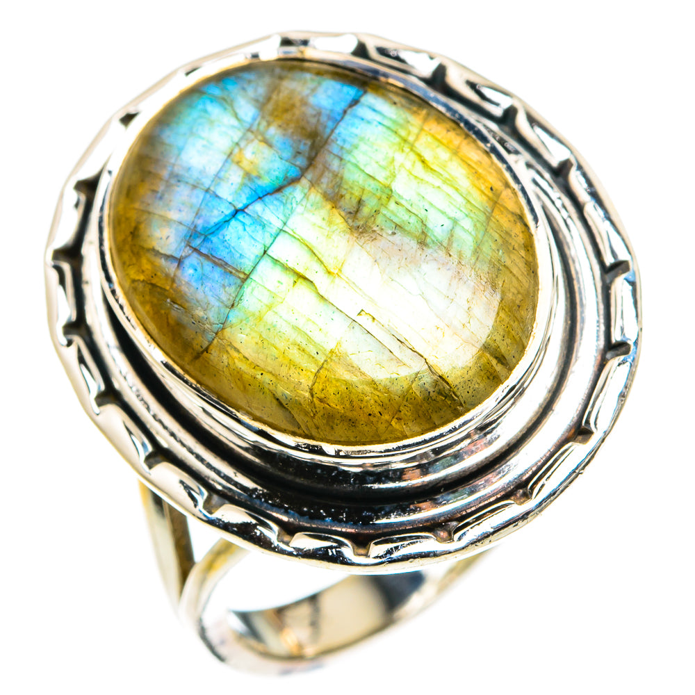 Labradorite Rings handcrafted by Anasilvercos - RING79957