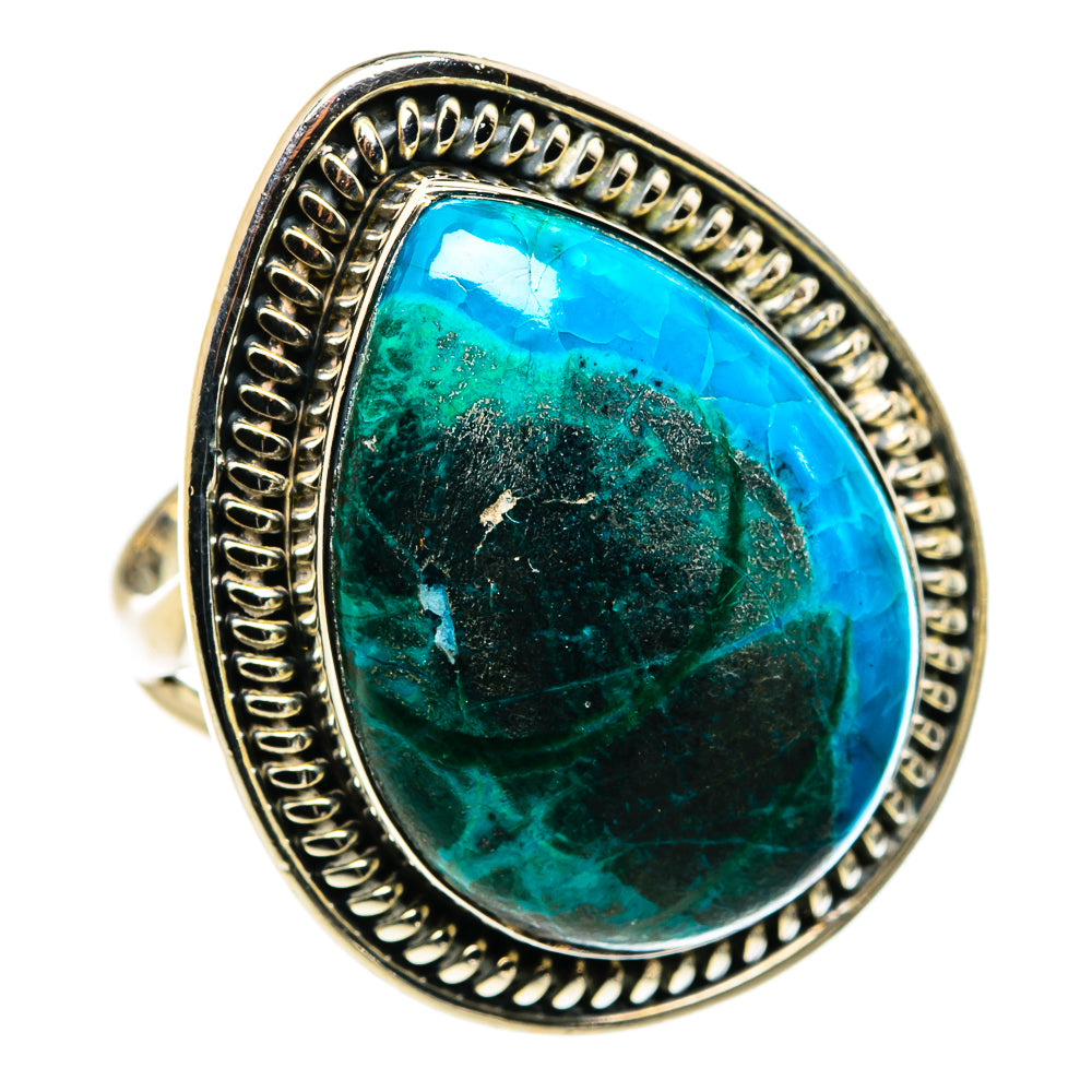 Chrysocolla Rings handcrafted by Anasilvercos - RING79958
