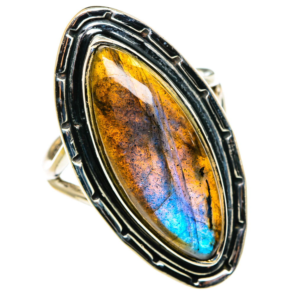 Labradorite Rings handcrafted by Anasilvercos - RING79962