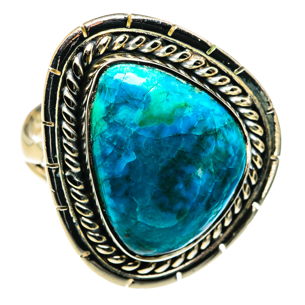 Chrysocolla Rings handcrafted by Anasilvercos - RING79963