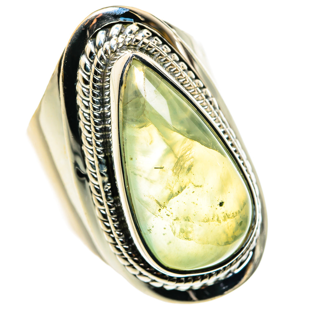 Prehnite Rings handcrafted by Anasilvercos - RING79967