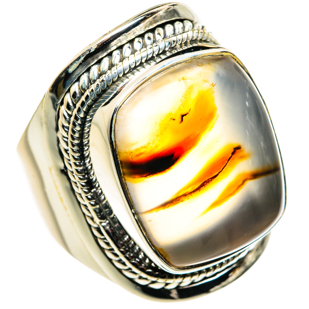 Montana Agate Rings handcrafted by Anasilvercos - RING79968