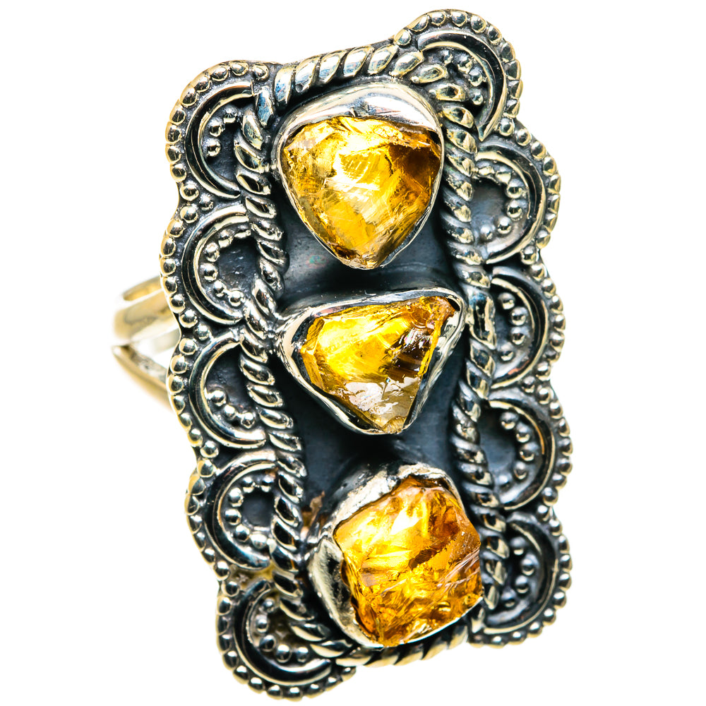Citrine Rings handcrafted by Anasilvercos - RING79972