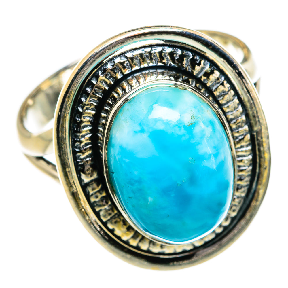 Larimar Rings handcrafted by Anasilvercos - RING79978