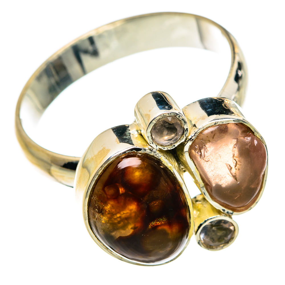 Mexican Fire Agate Rings handcrafted by Anasilvercos - RING79987