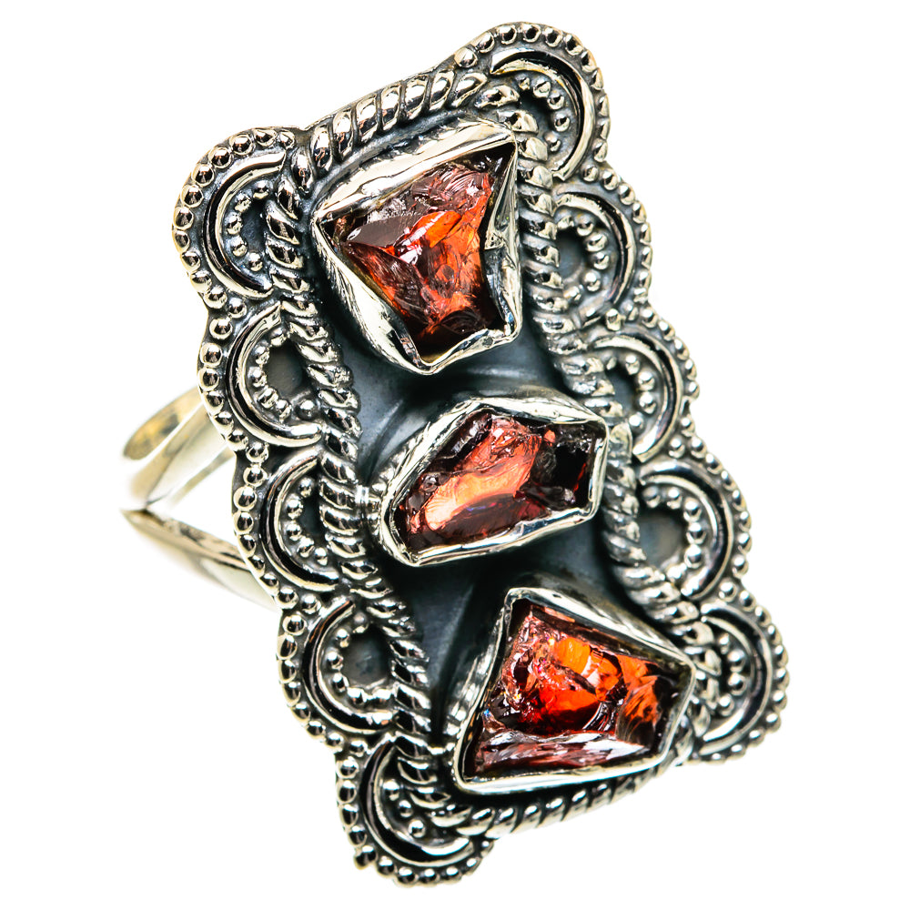 Garnet Rings handcrafted by Anasilvercos - RING79992