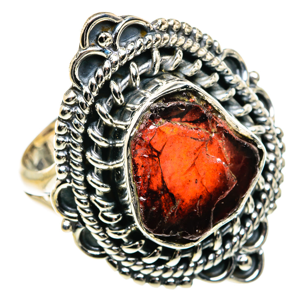 Garnet Rings handcrafted by Anasilvercos - RING79993