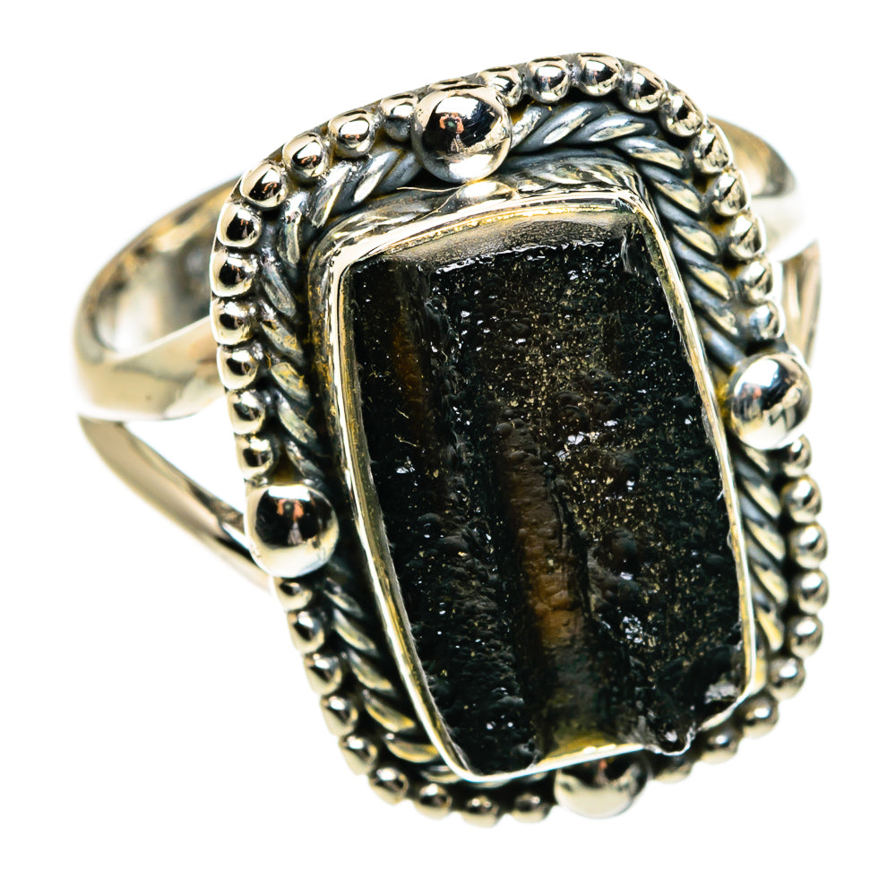 Black Tourmaline Rings handcrafted by Anasilvercos - RING79998