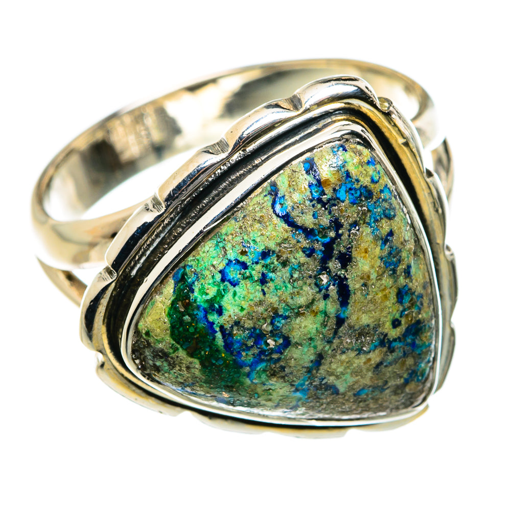 Azurite Rings handcrafted by Anasilvercos - RING80004