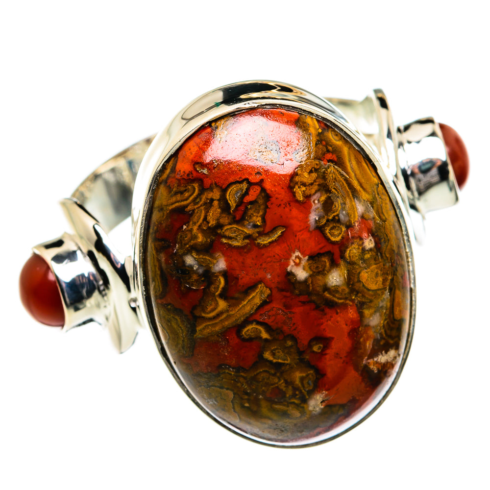 Moroccan Agate Rings handcrafted by Anasilvercos - RING80020
