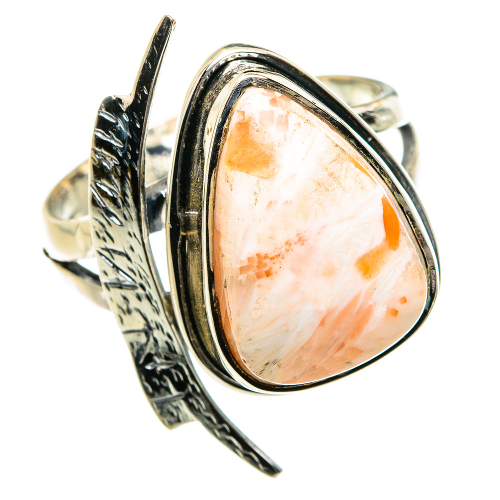 Scolecite Rings handcrafted by Anasilvercos - RING80024
