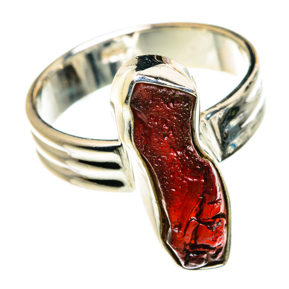 Garnet Rings handcrafted by Anasilvercos - RING80029